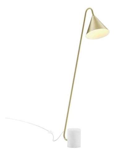 Eei-6531-sbr Ayla - Lámpara De Pie Con Base De Mármol, Latón