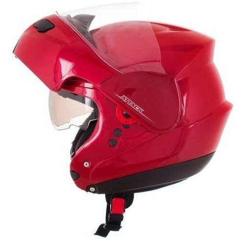 Capacete Pro Tork Attack Solid Tamanho Do Capacete 60 Cor Vermelho