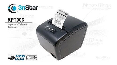 Impresora Térmica Comandera/recibo 80mm 3nstar Rpt006 Serial