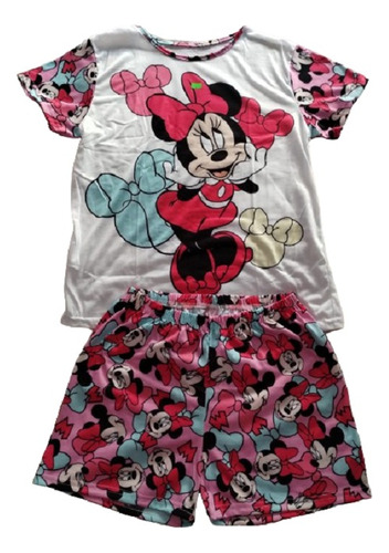 Pijama Mujer Conjunto Minnie Personajes Varios Premium