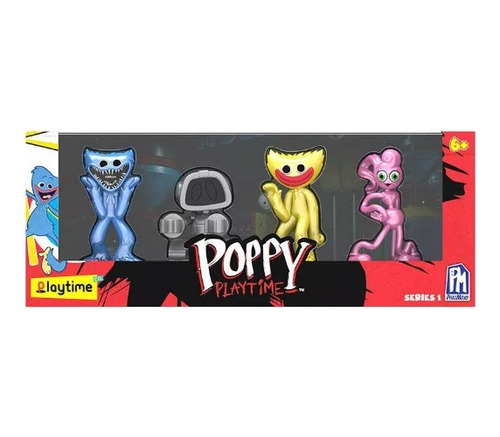 Poppy Playtime, Set 4 Mini-figuras Coleccionables (serie 1)