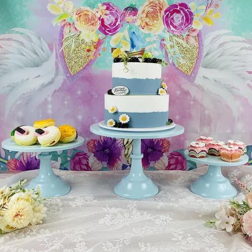 10 soportes para tartas de boda, soporte de cristal para tartas, juegos de  soporte para tartas para mesa de postres, dulces, frutas, postres, para