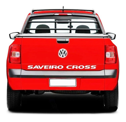 Vinilo Camioneta Vw Saveiro Cross 2011/2013 Puerta Trasera