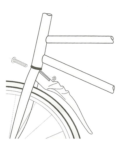 Imagen 2 de 7 de Guardabarro Plastico Para Bicicleta Todo Terreno Mtb Suspens