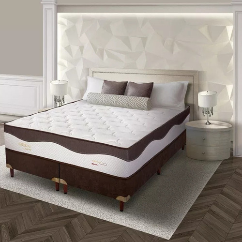 Imagem 3 de 6 de Colchão King Reconflex Imperial Látex Gel 34x192x203