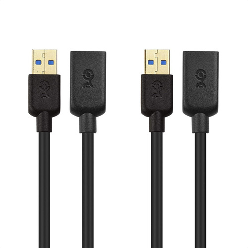 Superspeed Cable De Extension Usb 3.0, Macho Y Hembra, Negr