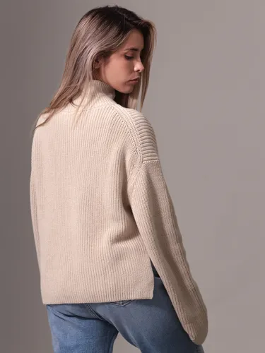 Sweater Chunky Loose Beige Calvin Klein
