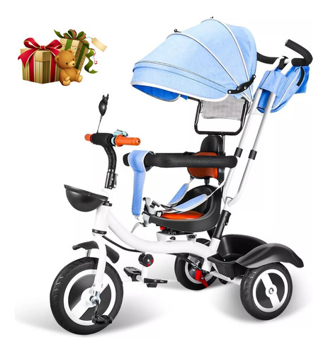 Triciclo Para Niños Con Asiento 360 4en1 Carriola Paseo Bebé