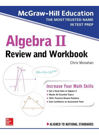 Libro Mcgraw-hill Education Algebra Ii Review And Workboo...