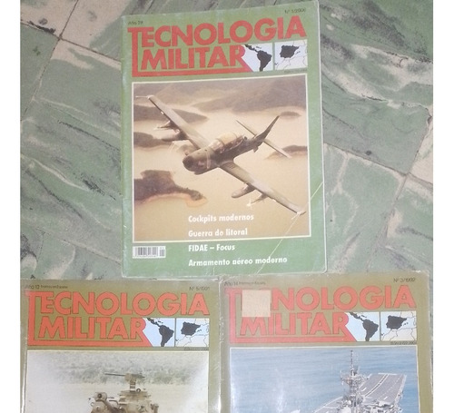 Lote  Revistas Españolas - Tecnologia Militar - Año 1992