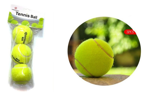 Pack 3 Pelotas De Tennis Formato Bolsa 3 Pelotas En Bolsa