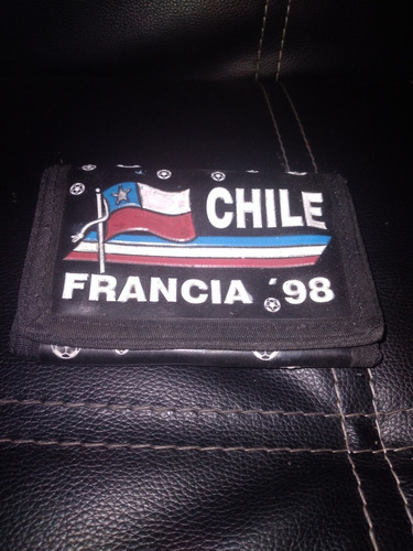 Billetera Chile Francia 98, Engomada