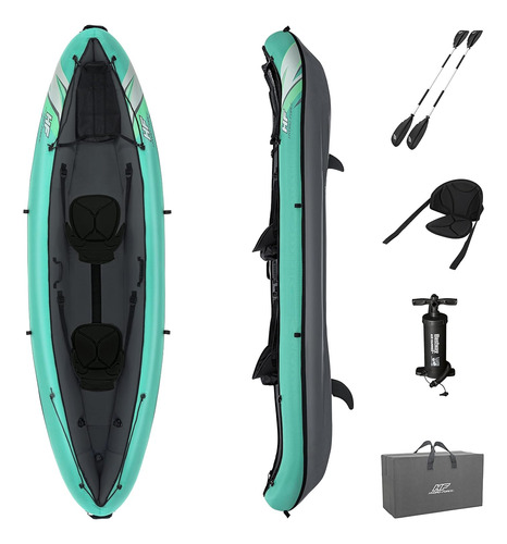 Conjunto De Kayak Inflable Hydro Force | Incluye Asient...