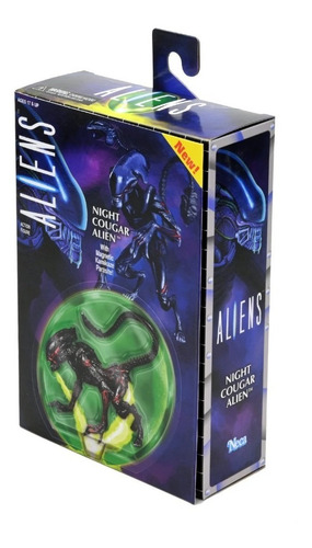 Alien 7 Inch Figures Night Cougar Alien (kenner Tribute)