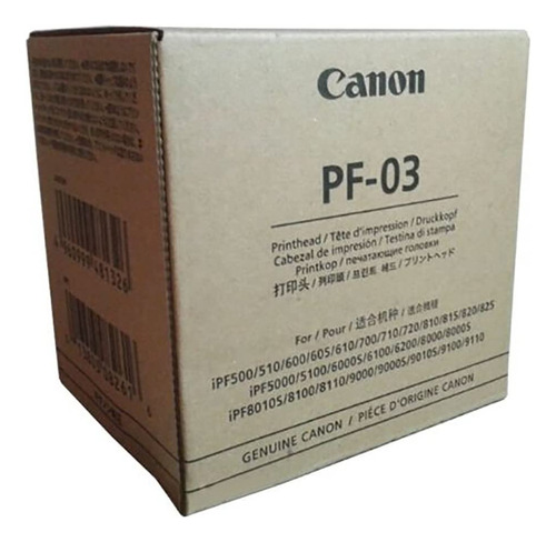 Canon Cabezal De Impresión Pf-03 Para Impresora Ipf510 Ipf50