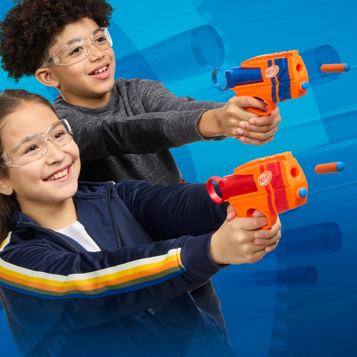 Nerf N Series Duo Pack, Incluye 2 Lanzadores Ward, 12 Dardos