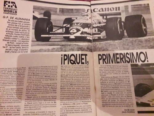 Revista Auto 2000 Piquet Tc Prost Bessone Recalde 1987 N57 (Usado)