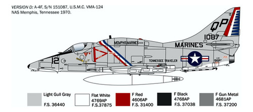 Maqueta Avión Douglas A-4 E/f/g Skyhawk 1:48 Italieri
