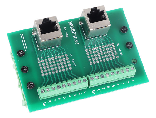 Placa De Conexión Rj45, Conector Ethernet, Transmisión Rápid