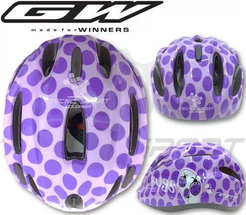 Casco Gw De Niña Para Bicicleta Y Patines Ajustable GW