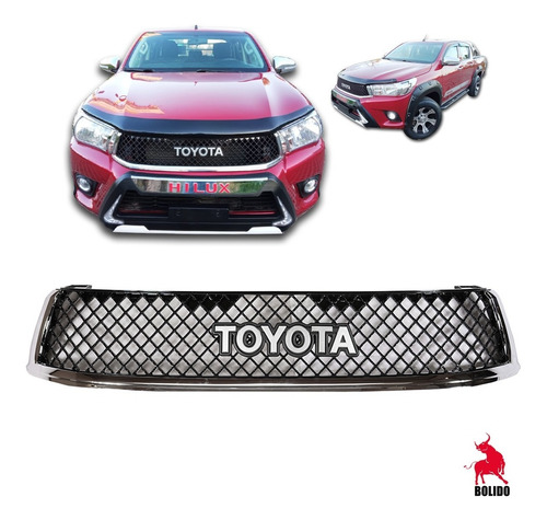 Mascara Rejilla Toyota Hilux Revo 2016 - 2020 Envio Gratis