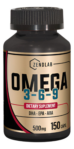Omega 3 6 9 Zendlab 150 Softgel Dha Epa Ara
