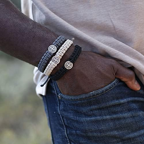 Pulsera My Saint My Hero One Blessing Para Hombre, Tejido A