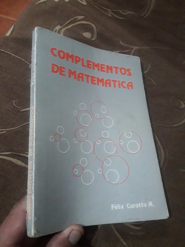 Libro Complementos De Matematica Curotto (Usado)