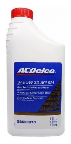 Imagem 3 de 4 de Kit Troca De Óleo Motor 5w30 Semi Sintético Acdelco + Filtro