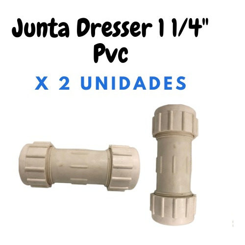Junta Dresser 1 1/4  Pvc Blanco ( X 2 Unidades)
