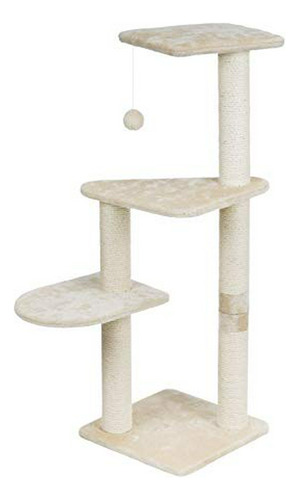 Árbol Para Gatos Trixie Altea (beige Con Huellas), Grande (1