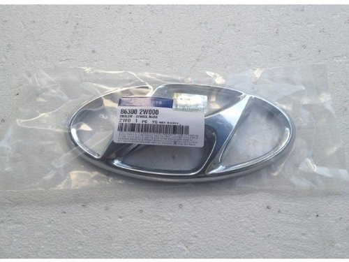 Emblema Hyundai Motors Genuine Front Hood Grill Chrome H Log