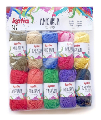 Set Amigurumi Katia 10 Ovillos De 10 Gramos