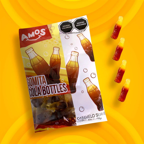 Gomitas De Botellas De Coca Cola Amos 90g
