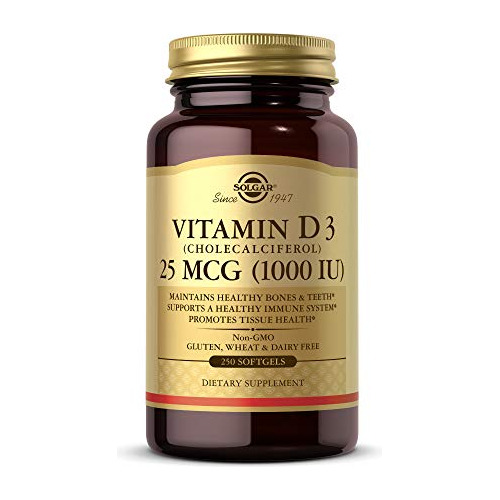 Solgar Vitamina D3 Cholecalciferol 25 Mcg 1000 Iu Y1n8d