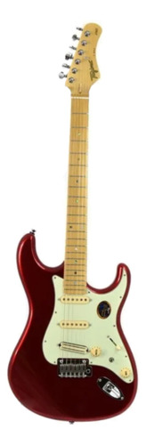 Guitarra elétrica Tagima Brasil T-805 de  cedro metallic red com diapasão de madeira de marfim