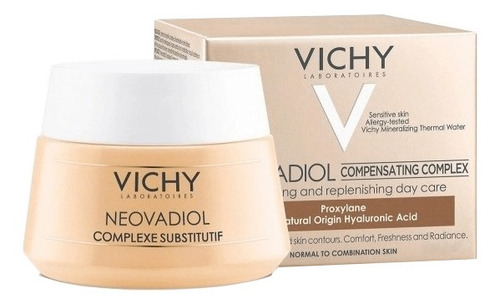 Crema Complejo Sustitutivo Vichy Neovadiol día para piel seca de 50mL 60+ años