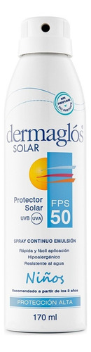 Dermaglós Niños Fps 50 Spray Continuo 170 Ml