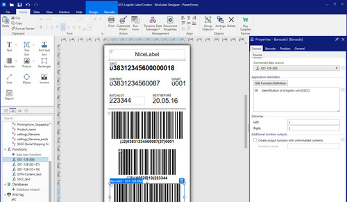 Nicelabel Designer Express Software De Diseño De Etiquetas