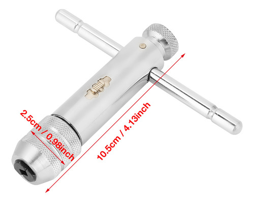 Llave Con Mango En T, Grifo De Trinquete Ajustable M3/m5 M12