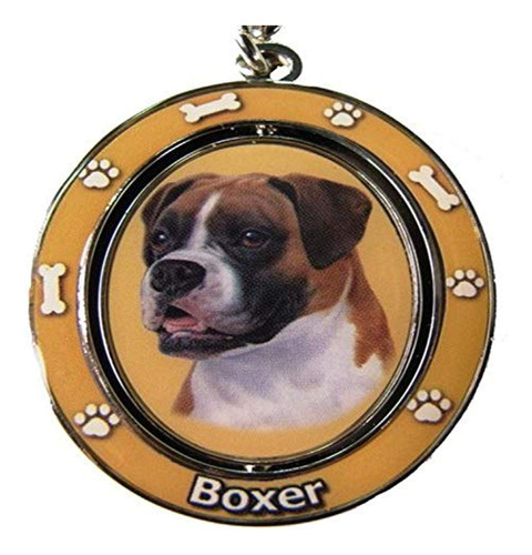 Boxer Uncropped Clave Cadena  Spinning Pet 'boxer Gifts 