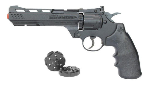 Revólver Co2 Crosman Vigilante 6  Chumbinho E Esfera 4,5mm