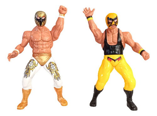 Figura De Accion Lucha Libre Mexicana M. Dorada Vs Panterita