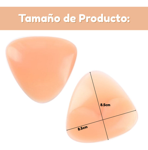 Par De Push Up De Silicón Levanta Sujetador Traje Baño