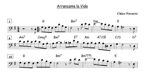 Partituras De Boleros Para Todos Los Instrumentos