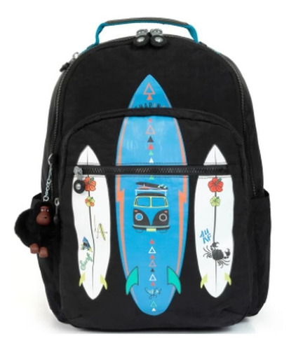 Imagem 1 de 5 de Mochila Escolar Grande Reforçada Seoul Kipling Nova Estampa