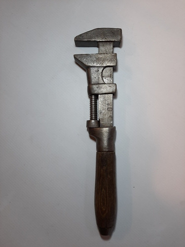 Imagen 2 de 6 de Antigua Llave Francesa Principios De Siglo Funciona Ro 1628
