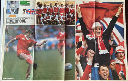 Poster Copa Campeones Liverpool 1981. Guerin Sportivo, Ez2ca