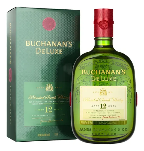 Whisky Buchanan's Deluxe 12 Anos 1 L Blended Original Drink.