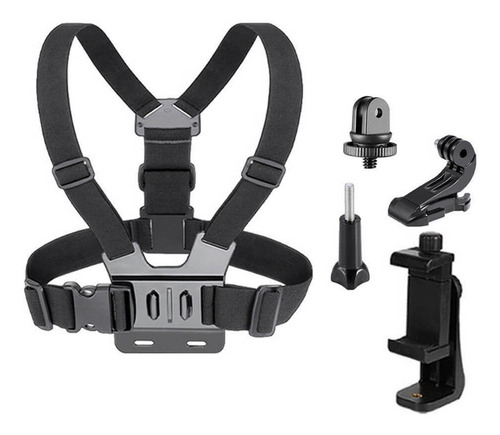 Suporte Peitoral Para Celular E Câmeras Gopro (2 Em 1)